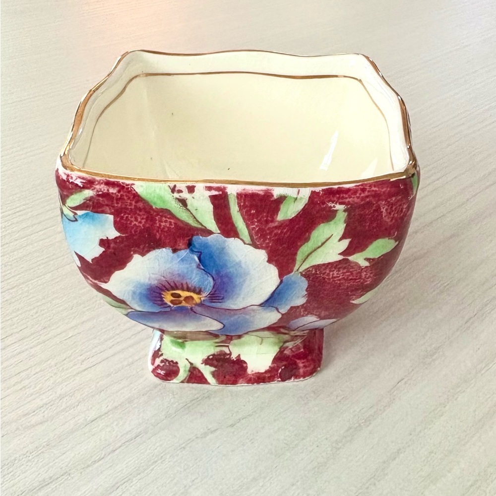 Royal Winton Chintz Hand-Painted Floral ( June Festival) sugar bowl England